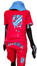 icee edition men's short set red