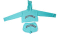 ladies mint green jellyworld short set