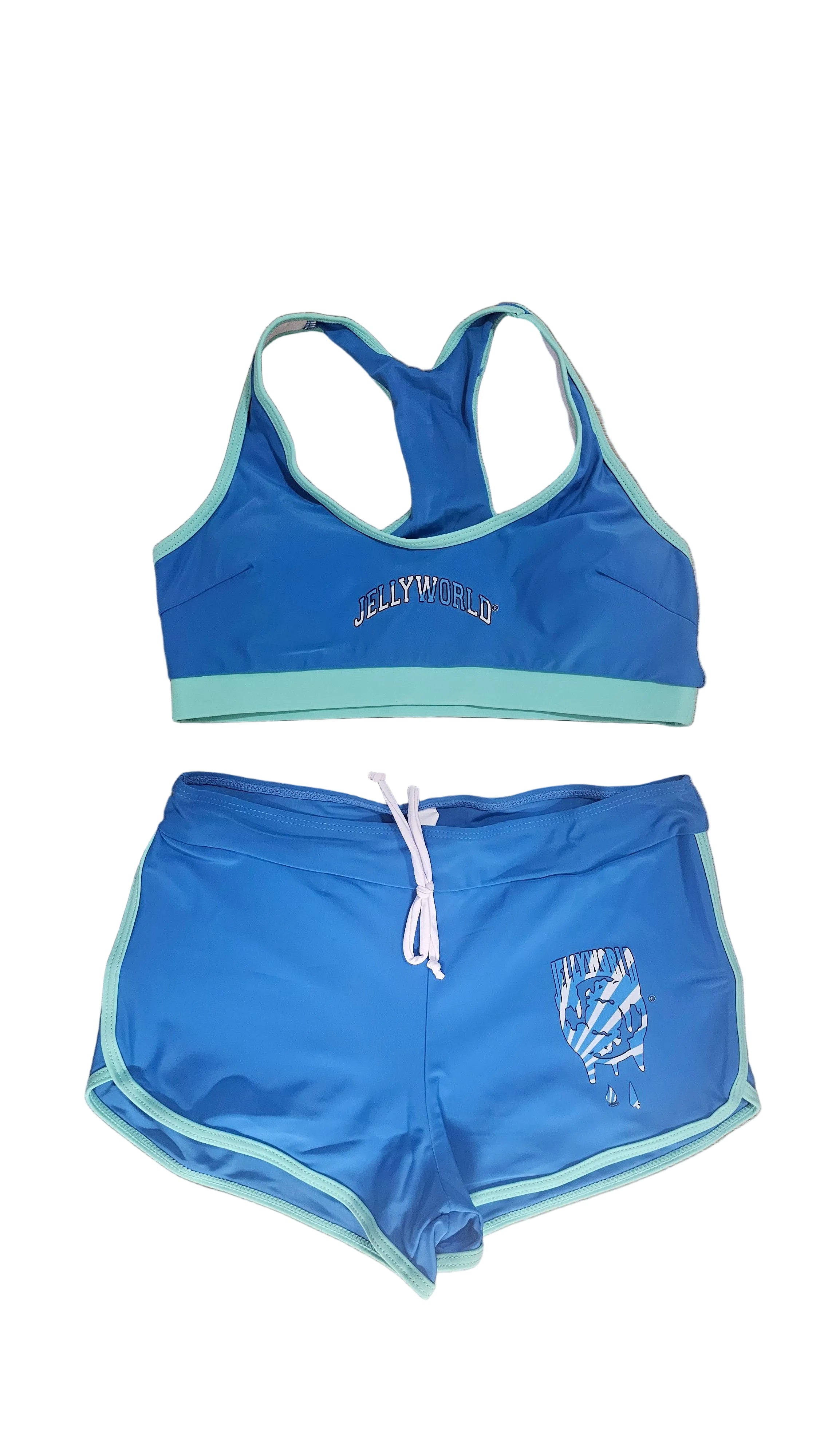 boyshort bikini set w/ tummy control- medium
