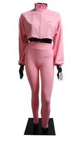 ladies crop jacket/leggings set